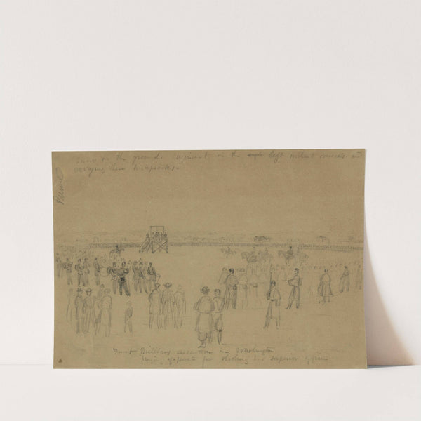 First military execution in Washington by Alfred Rudolph Waud