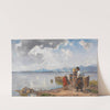 Fischer am Chiemseeufer (1905) by Joseph Wopfner