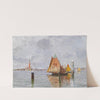 Fischerboote In Der Lagune Von Venedig by Carlo Brancaccio