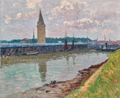 Fischerhafen in Nieuport (Belgien)