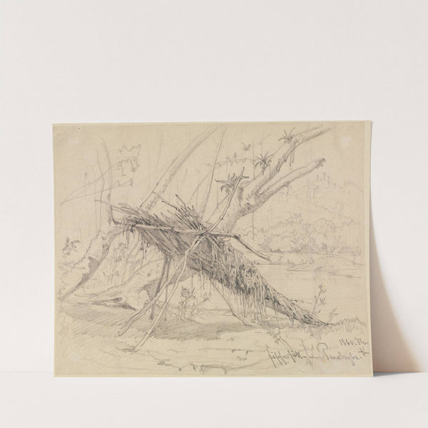 Fischerhütte am Parahyba (1860) by Ferdinand Keller