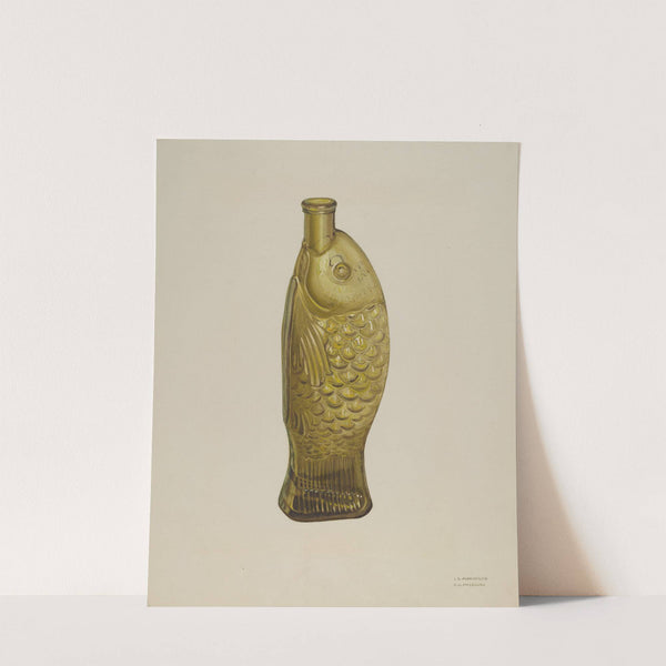 Fish Bitters Bottle (1935-1942) by Loraine Makimson