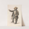 Fish Porter in a Straw Hat by George Chambers