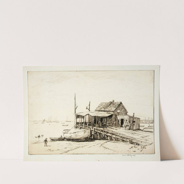 Fish Wharf, Gloucester by Kerr Eby