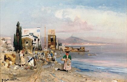 Fisherfolk on the Neapolitan coast (1892)
