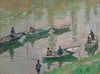 Fisherman on the Seine near Poissy (1882)