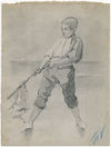 Fisherman with net