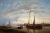 Fishermen at sunset