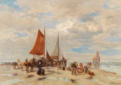 Fishermen On The Beach