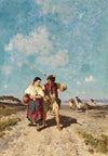 Fishermen returning home