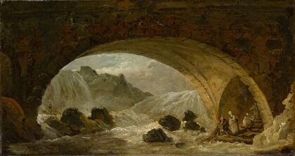 Fishermen Under a Bridge (1780–1790)