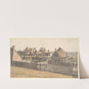 Fishermen’s Cottages and Other Houses on the Beach at Hastings (1815–25) by William Henry Hunt