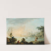 Fishers at the sunrise by Claude-Joseph Vernet