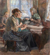 Fisherwomen making Nets, Bohuslän