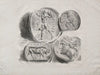 Sheet of Four Antique Medals (1825)