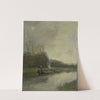 Fishing boat on the beach by Anton Mauve