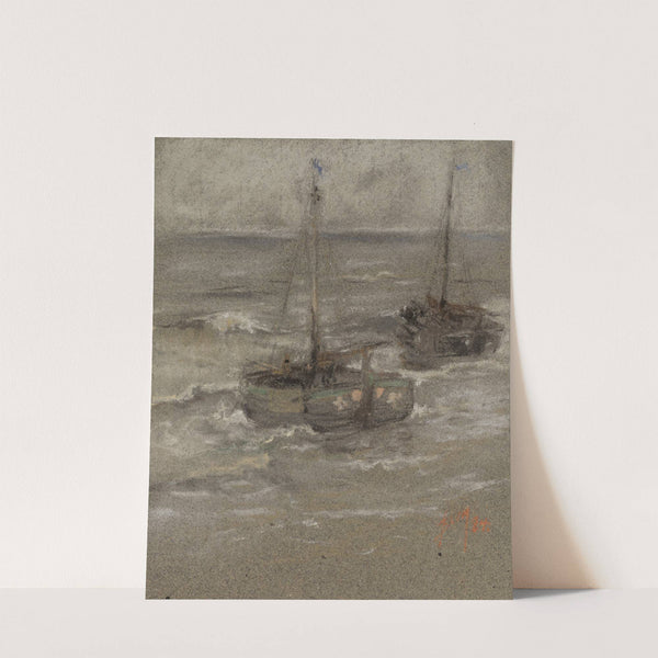 Fishing Boats At Anchor (1884) by Robert Frederick Blum