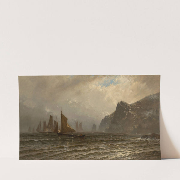 Fishing Boats at Sea (1876-77) by Alfred Thompson Bricher