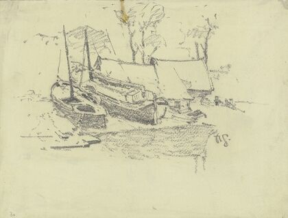 Fishing boats at the beach