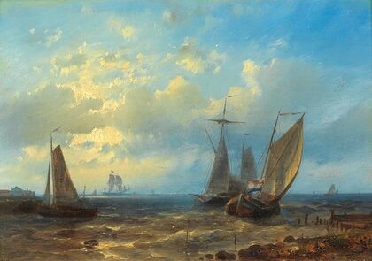 Fishing Boats By The Coast
