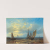 Fishing Boats By The Coast by Abraham Hulk