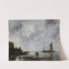 Fishing Boats in a Calm by Jan van de Cappelle