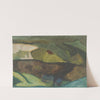 Fishing Cottages by the River. Motif from Granvåg, Faxälven by Helmer Osslund