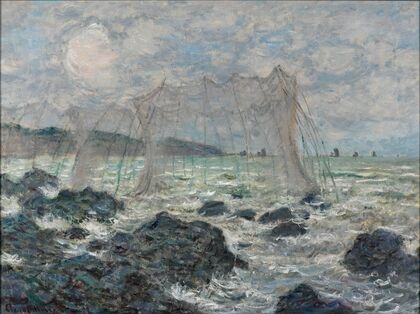 Fishing nets at Pourville