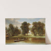 Fishing On The Thames At Twickenham by Alexander Frederick Rolfe