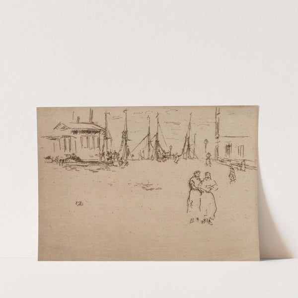 Fishing Quay, Ostend (1887) by James Abbott McNeill Whistler