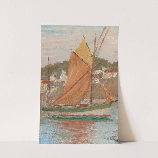 Fishing Sloop, Concarneau by Edward Emerson Simmons