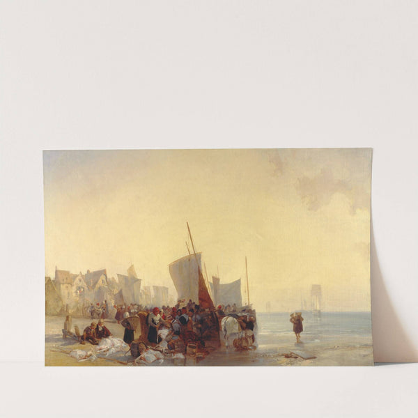 Fishmarket by Richard Parkes Bonington