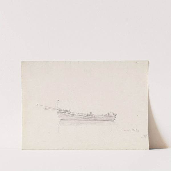 Fiskebåt, Napoli (1842) by Adolph Tidemand