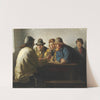 Fiskere omkring et bord drikker en fyraftensøl (1886) by Michael Ancher