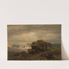 Fiskerhytter, Kinn by Amaldus Nielsen