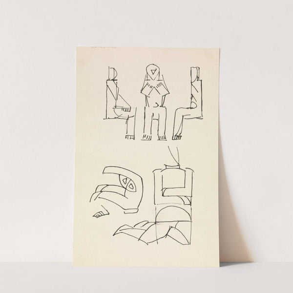 Five Figure Studies by Henri Gaudier-Brzeska