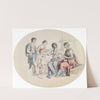 Five Figures in Grecian Dress by Maria Spilsbury
