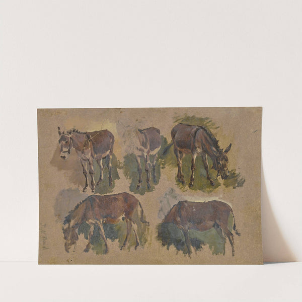 Five mules by Johann Nepomuk Rauch