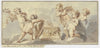 Five putti at a sacrificial altar