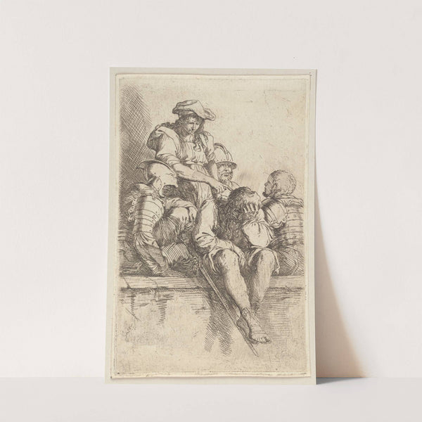 Five Soldiers by Salvator Rosa