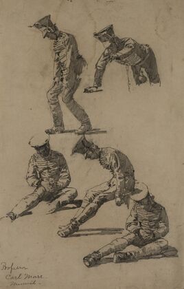 Five Studies of a Soldier