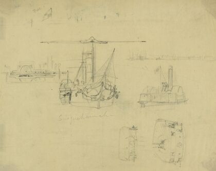 Five views of the Susquehannah and the Ceres