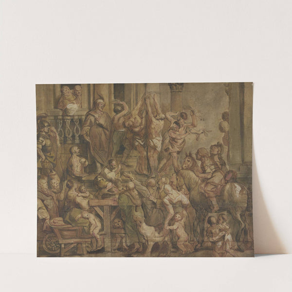 Flagellation of the wrongdoers by Jacob Jordaens