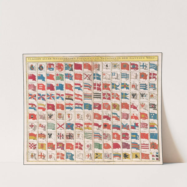 Flaggen aller Seefahrenden Potenzen und Nationen in der gantzen Welt . . . (1760) by Tobias Conrad Lotter