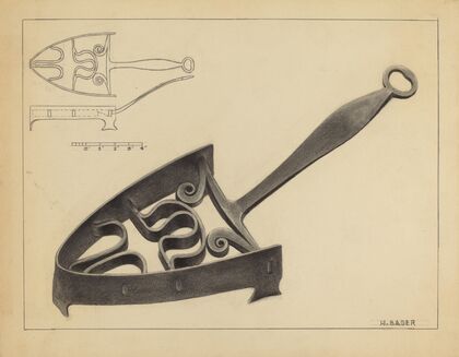 Flat Iron Holder