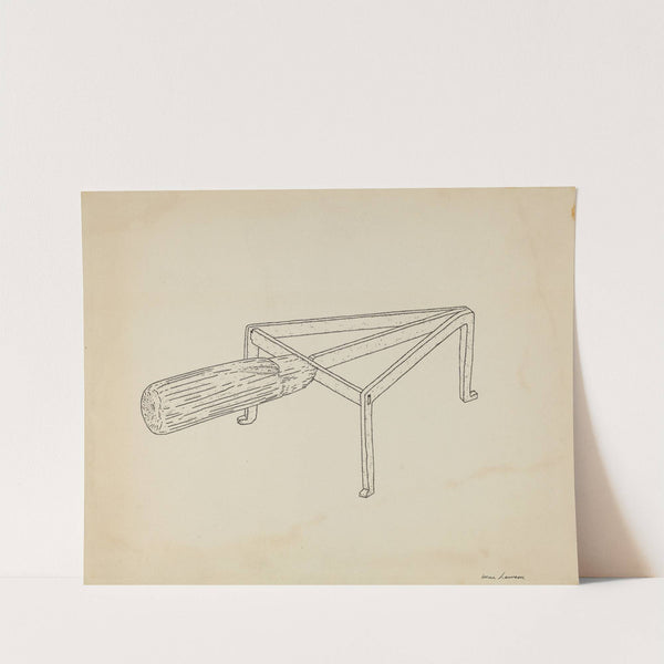 Flat Iron Holder (c. 1939) by Irene Lawson