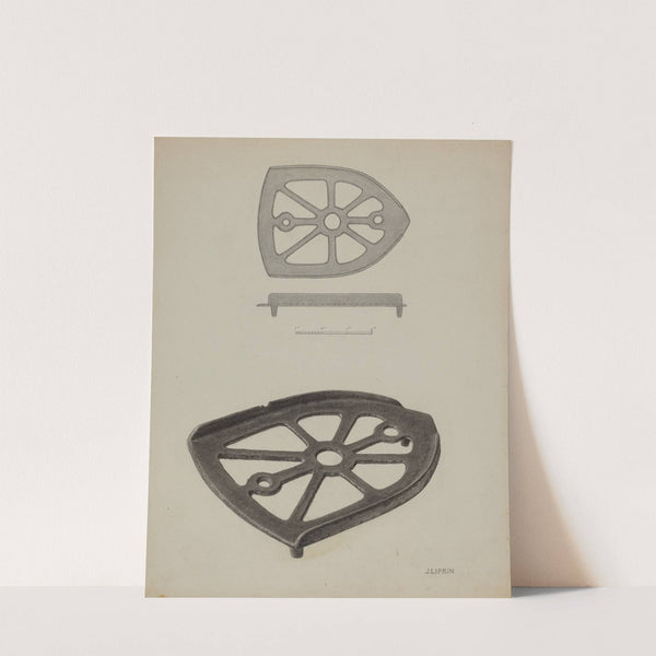 Flat Iron Holder (c. 1939) by Jacob Lipkin