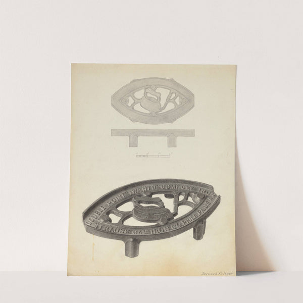 Flat Iron Holder by Bernard Krieger