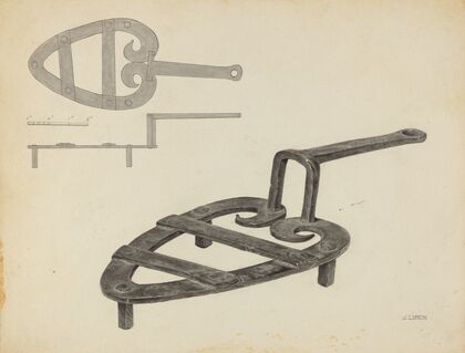 Flat Iron Holder (c. 1939)