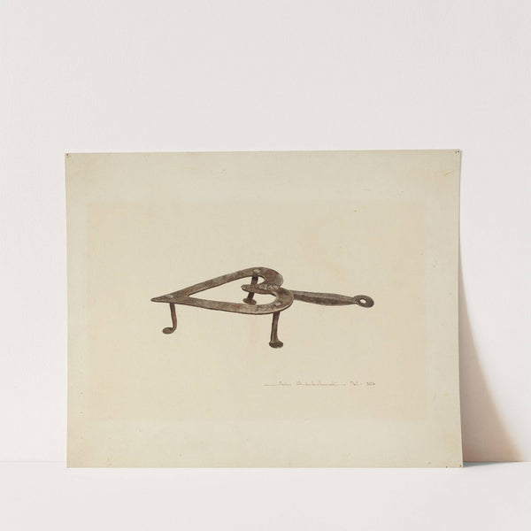 Flat Iron Holder by John Swientochowski